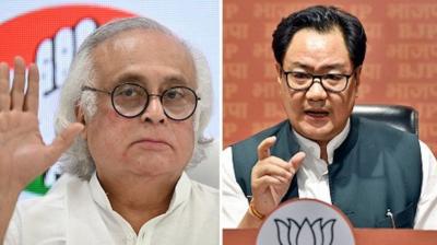 Jairam Ramesh and Kirin Rijiju.