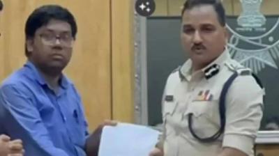 Protesting doctors met the police commissioner