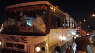 Damaged Bus