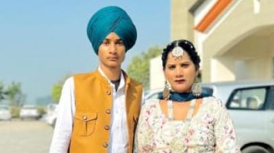 ਬਲਜੀਤ ਕੌਰ ਅਤੇ ਉਸ ਦੇ ਬੇਟੇ ਲਵਪ੍ਰੀਤ ਸਿੰਘ ਦੀ ਪੁਰਾਣੀ ਤਸਵੀਰ। 