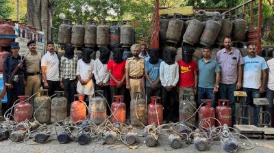 Chandigarh Police arrests eight people for illegally filling gas cylinders
