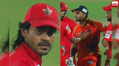 Nitish Rana and Digvesh Rathi Clash in Delhi Premier League Latest News in Punjabi 