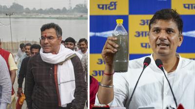 ਆਮ ਆਦਮੀ ਪਾਰਟੀ ਨੇ ਦਿੱਲੀ ਦੇ ਮੁੱਖ ਮੰਤਰੀ ਨੂੰ ਯਮੁਨਾ ਦਾ ਪਾਣੀ ਪੀਣ ਦੀ ਚੁਨੌਤੀ  ਦਿਤੀ