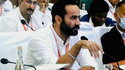 Meet Hayer at National Conference of Sports Ministers of States