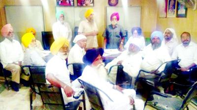 Chairman Nirmal Singh SS Addressing the Meeting