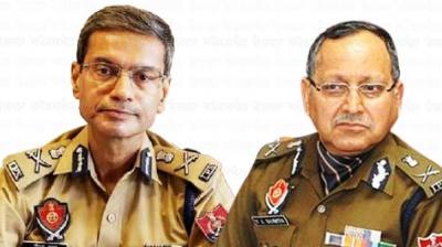 DGP Gaurav Yadav, Ex-DGP Viresh Kumar Bhawra 