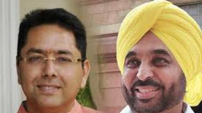 Aman arora and Bhagwant mann