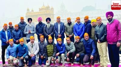 The delegation from Nepal paid obeisance at Sri Darbar Sahib