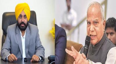 CM Bhagwant Singh Mann, Banwarilal Purohit