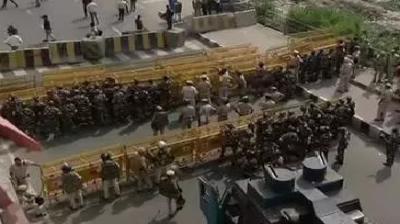 farmers at delhi border now are going for conduct a march to kishan ghat in delhi