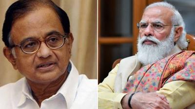 P. Chidambaram and PM MODI