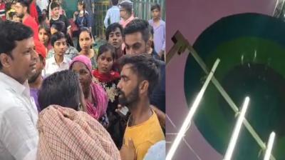  30 feet high swing fell in Abohar