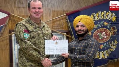 Jagjot Singh Sodhi, a young man from Guru Har Sahai, joined the Canadian Army as a second lieutenant.