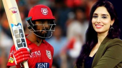 Zainab Abbas and KL Rahul