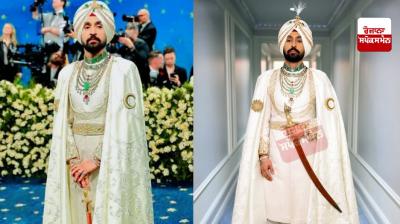Diljit Dosanjh's costume won first place at the Met Gala 2025