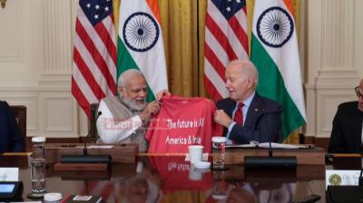 Joe Biden gifted a special T-Shirt to PM Narendra Modi