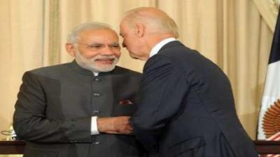 Joe Biden and Narendra Modi