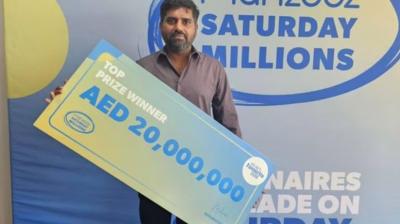 Indian won lottery in Dubai