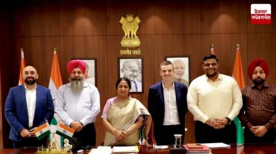 Hockey Victoria Australia delegation welcomed upon arrival in Mohali