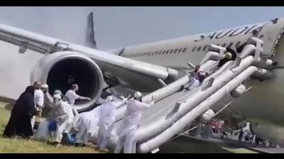 Saudi Arab Plane fire