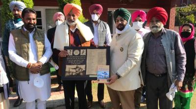 Balbir Singh Sidhu honored by Baba Banda Singh Bahadur International Foundation