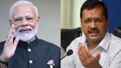 PM Modi and Arvind Kejriwal 