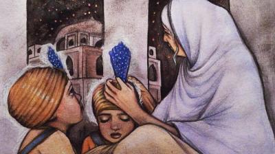 Mata Gujra ji and Chotte Sahibzade