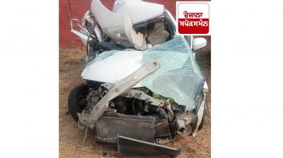 NRI along with driver dies in collision between taxi and tractor-trolley, mother injured
