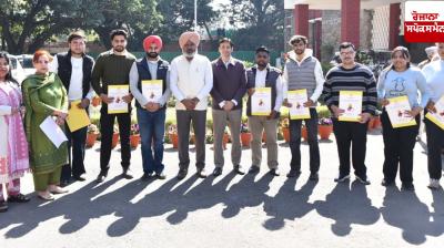 Finance Minister Harpal Singh Cheema handed over appointment letters to 8 newly recruited employees
