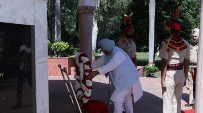 Family members of Operation Pawan martyrs honored by Minister Chetan Singh Jauramajra