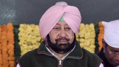 Captain Amarinder Singh and Sarpanch