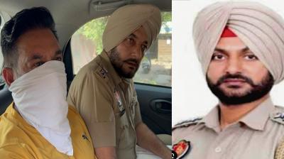Dilharpreet singh, EX SHO Parminder singh 