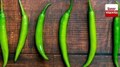 Green chilli is very useful for health