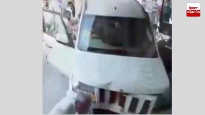 Out of control car hits 5 people