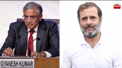 Chief Election Commissioner smiles when asked about Rahul's objection to SIR