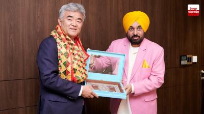 CM Bhagwant Mann met with Chairman of Daewoo Engineering and Construction Company Limited, Jung Won Joo in Seoul