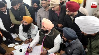 Cabinet Minister Harjot Bains reached Sri Anandpur Sahib today under the 'Sada MLA Saade Vich' program