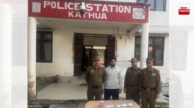 Kathua police seize heroin dropped from drone, two arrested