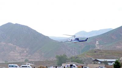 No trace of Iranian President's helicopter even after hours