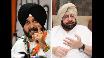 CM Amarinder Singh and Navjot Sidhu