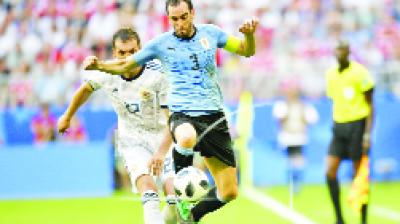 Match Between Uruguay And Russia