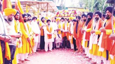 Nagar kirtan leave for Gujrat Baroda