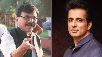 Sanjay Raut and Sonu Sood