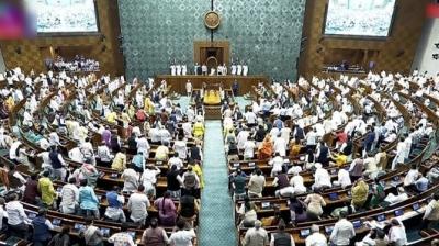 Lok Sabha proceedings were adjourned till Monday