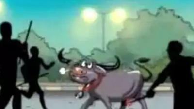 Melancholy: The stone massacre, stuck in the stone after stoning, stampede people