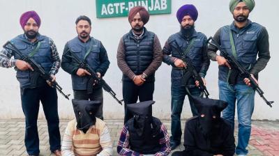 AGTF Punjab has arrested 3 associates of Lakbir Landa & Harwinder Rinda 
