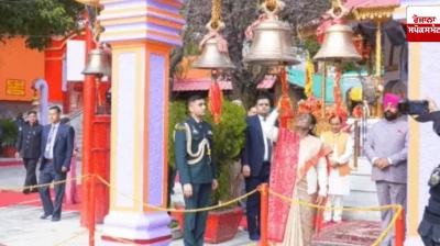 President Draupadi Murmu reaches Kainchi Dham, performs aarti at Naina Devi Temple