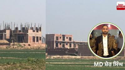 Construction of illegal colonies on agricultural land continues within the boundaries of Harlalpur village in Kharar.