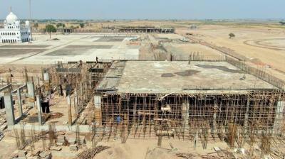 Work on Kartarpur corridor in Pakistan