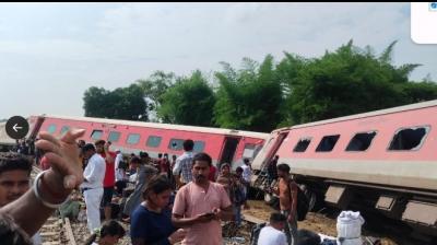 Train accident in Gonda